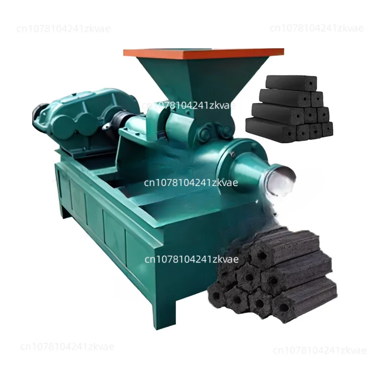 Hazelnut Shell Green Coal Cube Charcoal Briquette Forming Make Hexagonal Machine Manufacturer In China