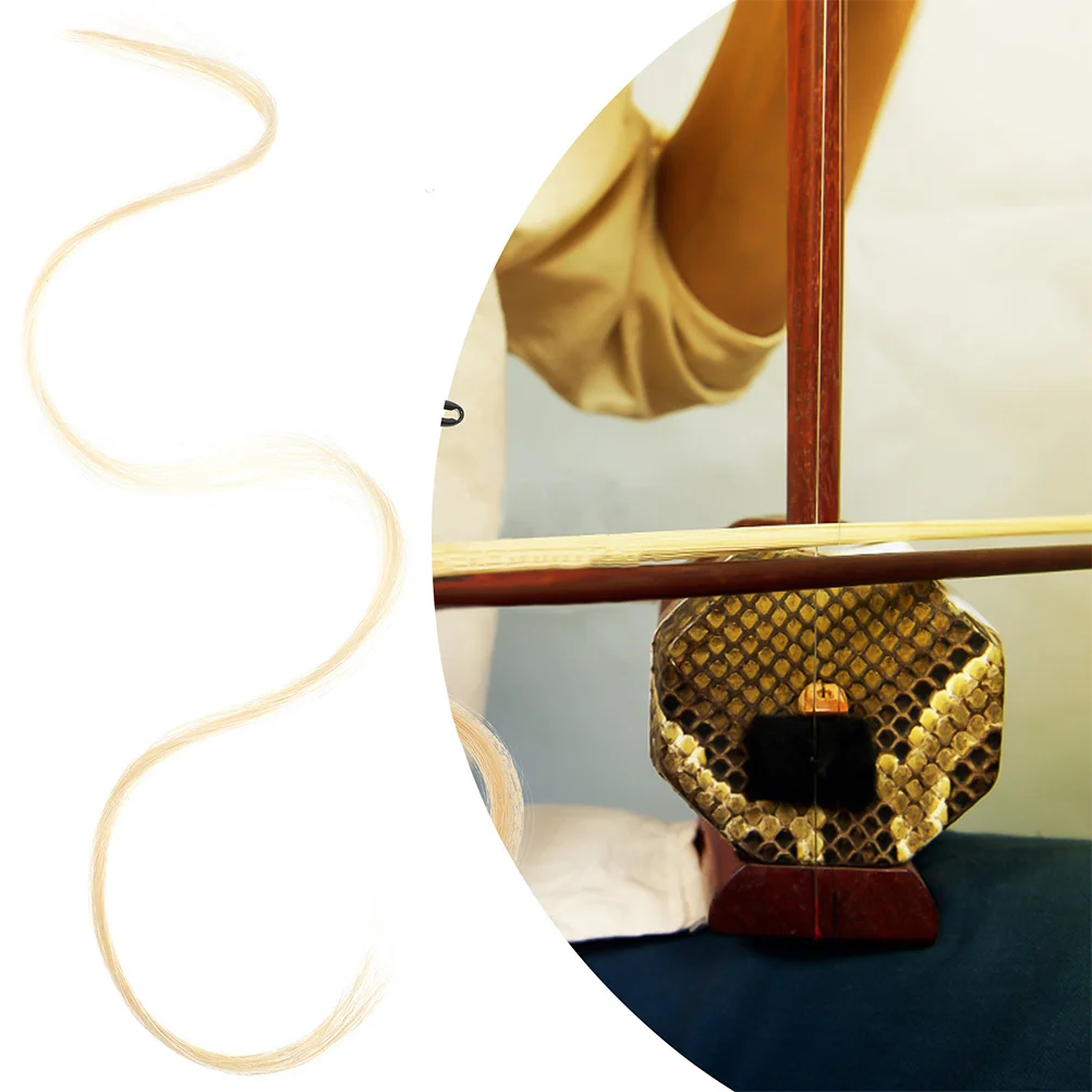 

2Pcs Premium Violin Bow Hair Natural Horsehair Enhances Sound Resonance Gentle on Strings Suitable for Multiple Violin Models