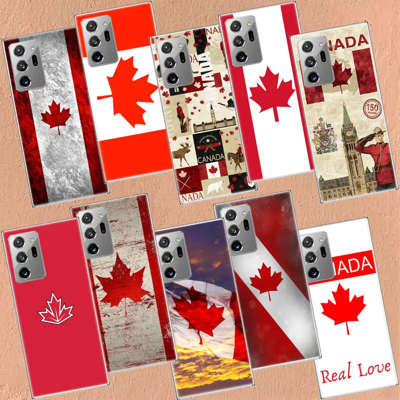 Canada Maple Leaf Flag Silicon Call Phone Case For Samsung A55 A35 A25 A15 A05S A04 A04S A14 A24 A34 A54 M11 M12 M21 M30S M31