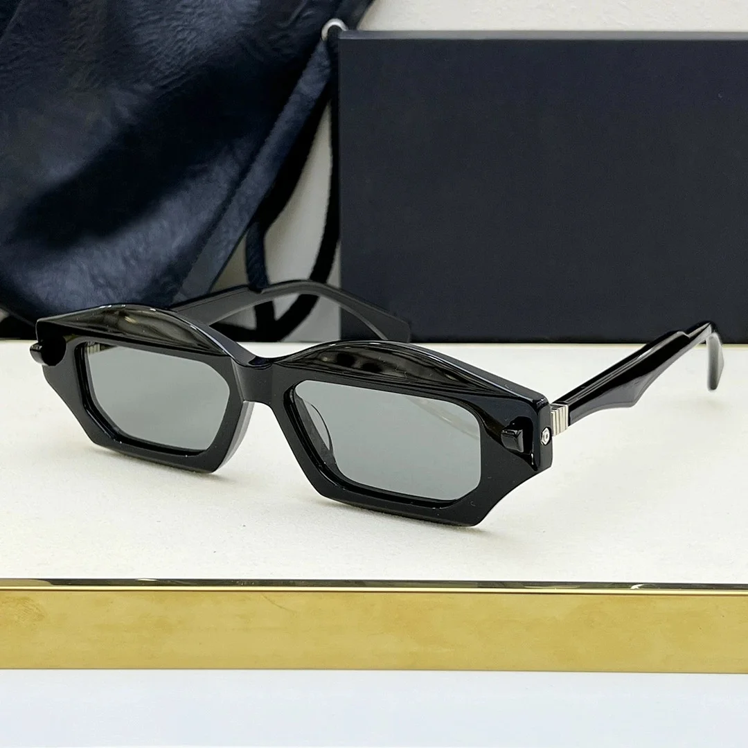 Belight óptico máscara q6 forma polígono vintage retro acetato masculino feminino legal moda na moda óculos de sol com caso