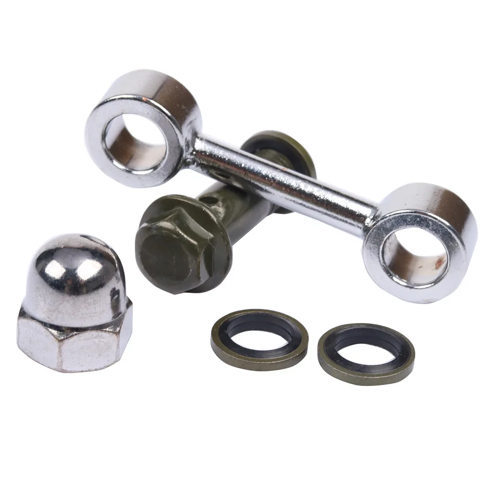 A48P-Motorcycle Hydraulic Brake Oil Hose Connector Modification Extension Tubing For Honda  Kawasaki Ducati SUZUKI