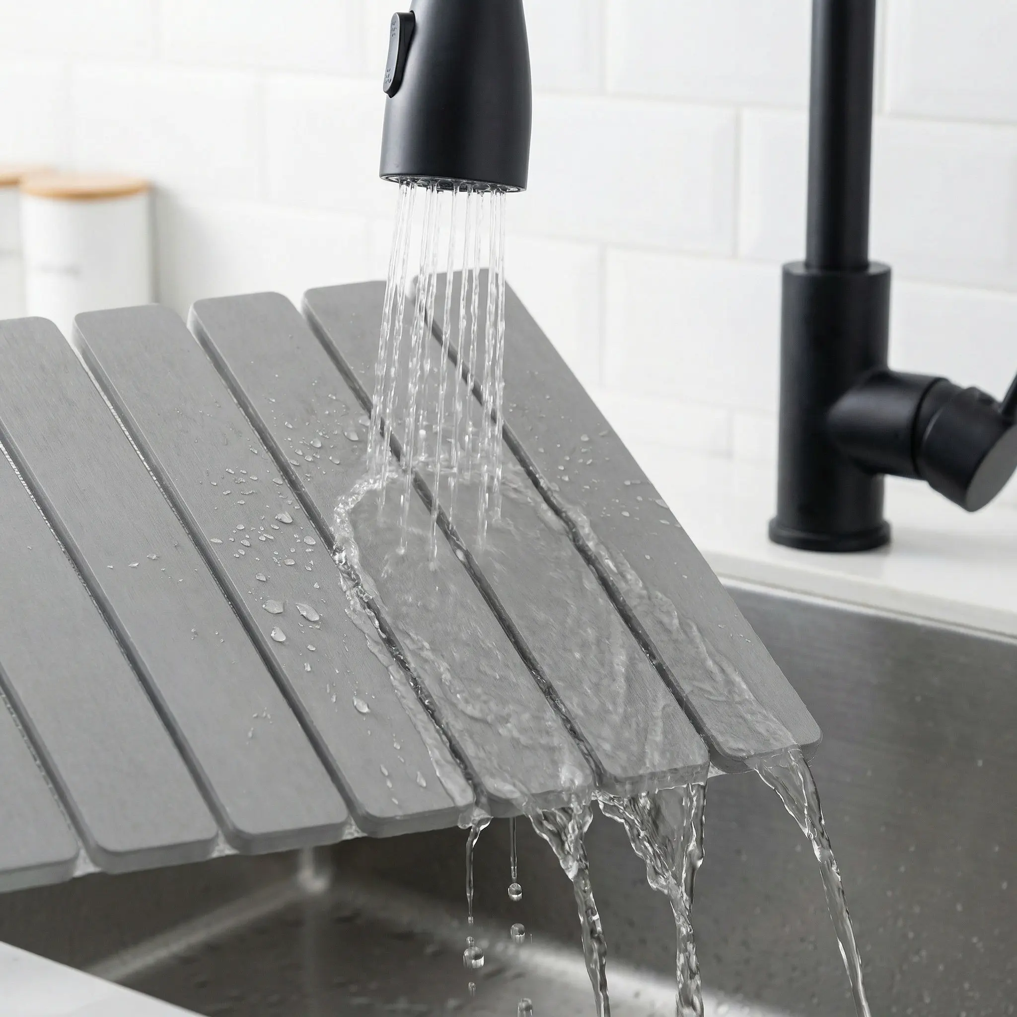 

Foldable Diatom Mud Dish Drying Mat Kitchen Counter Absorbent Quick-Dry Heat Resistant Kitchen Bowl Drying Pad