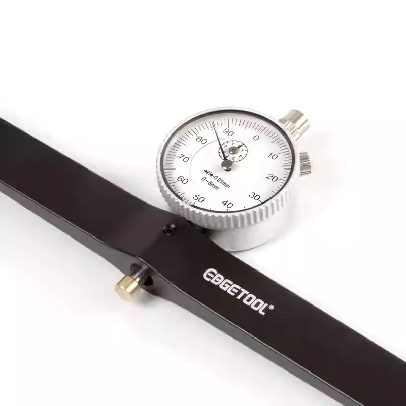 Measure neck curvature dial indicator acoustic guitar acoustic guitar relief neck reset calibration guitar repair tool