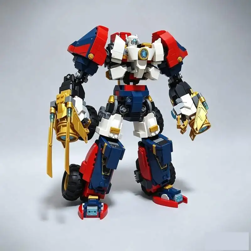 1321PCS Ultra Combiner Mech Robot Model Building Blocks MOC DIY Assembly Creative Technical Puzzle Toy Gift Collection Display