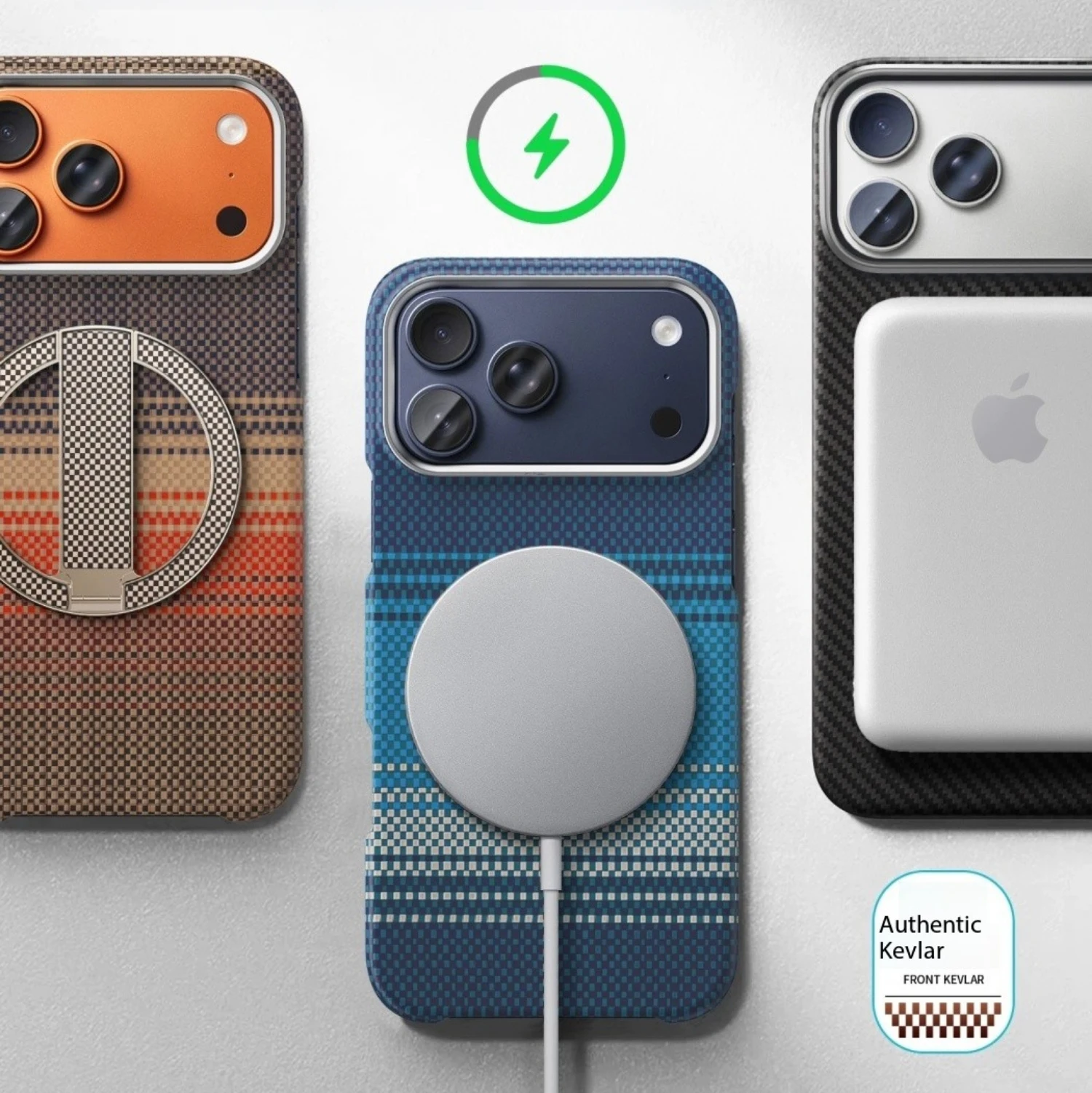 Capa de fibra de aramida real kevlar para iphone 17 pro max fibra de carbono 1500d 600d magsafe capa ultra fina para iphone 17 pro max