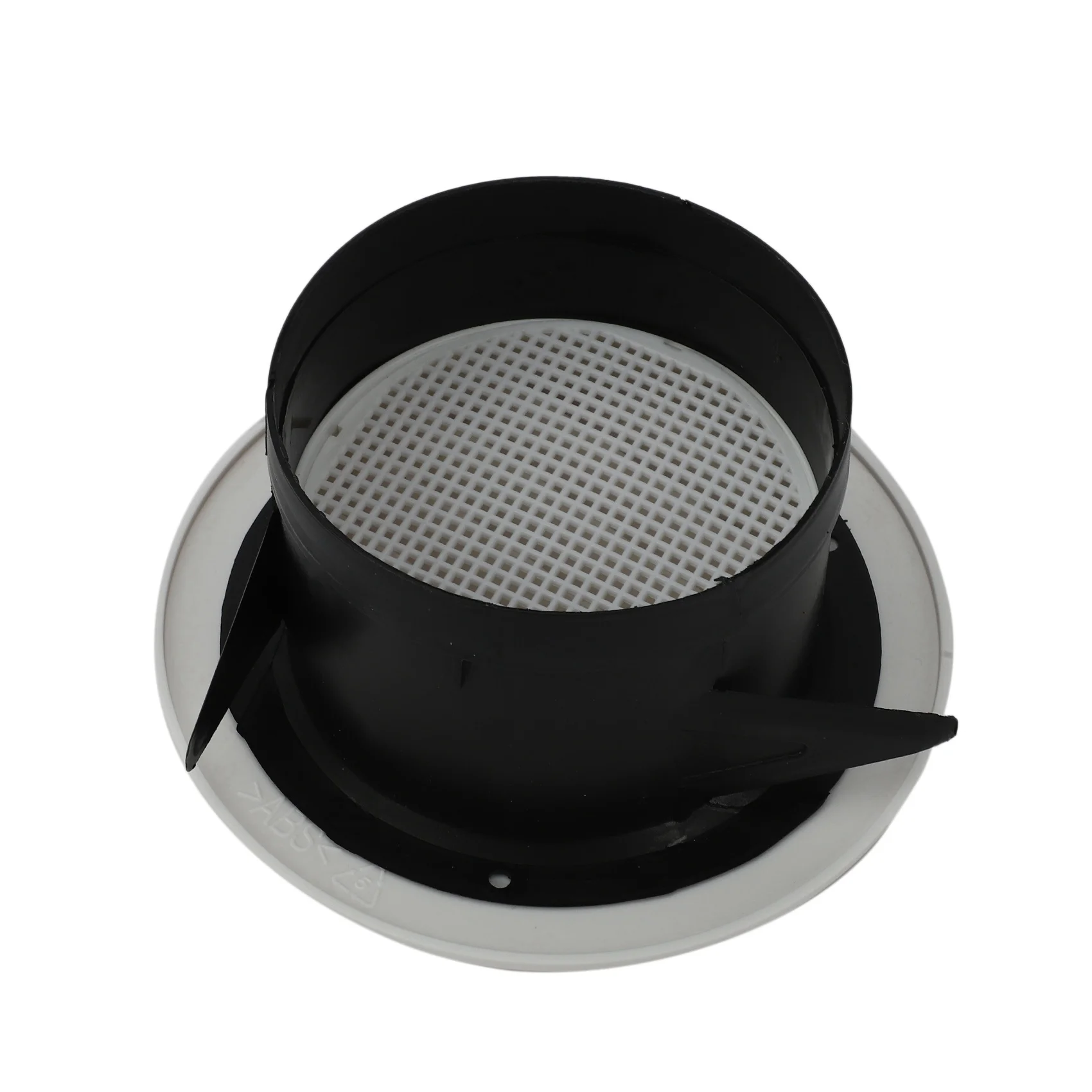 HLZS-4 Pieces 4 Inch Air Vent Louver, Air Grill Cover With Built-In A Fly Screen For Bathroom Office Home