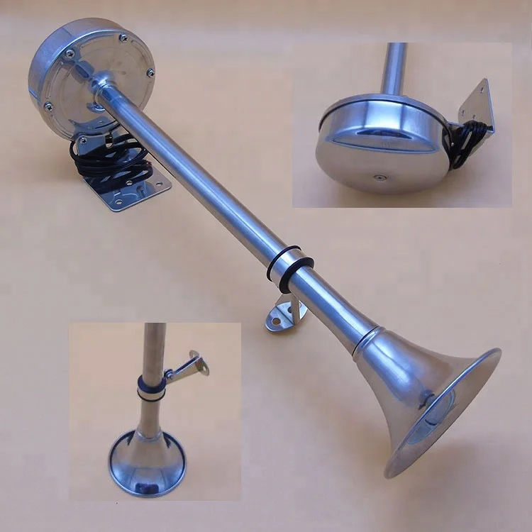 자동차 보트 기차 에어혼 싱글 라우드 사운드 트럼펫 전기 경적 해양 트럭