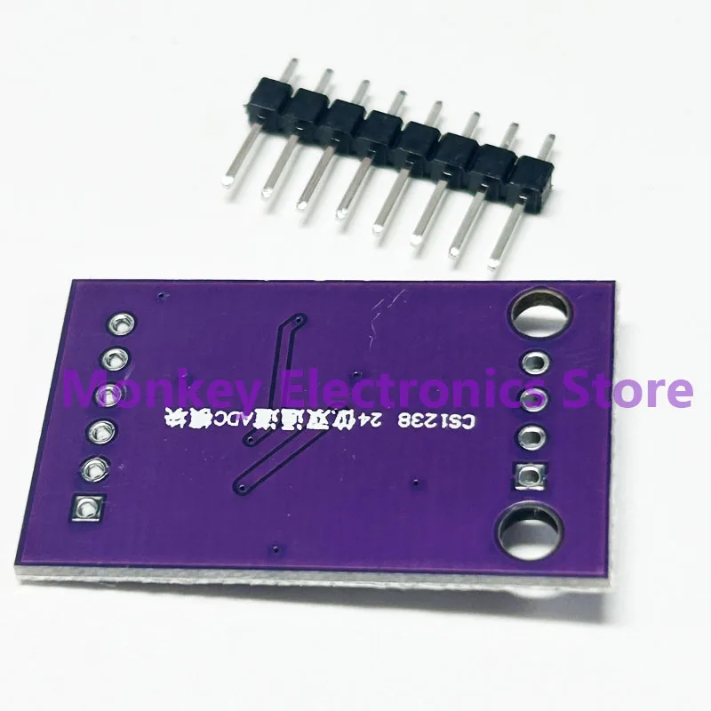 CS1238 24-bit ADC module board TL431 external reference chip dual-channel weighing sensing 24bit