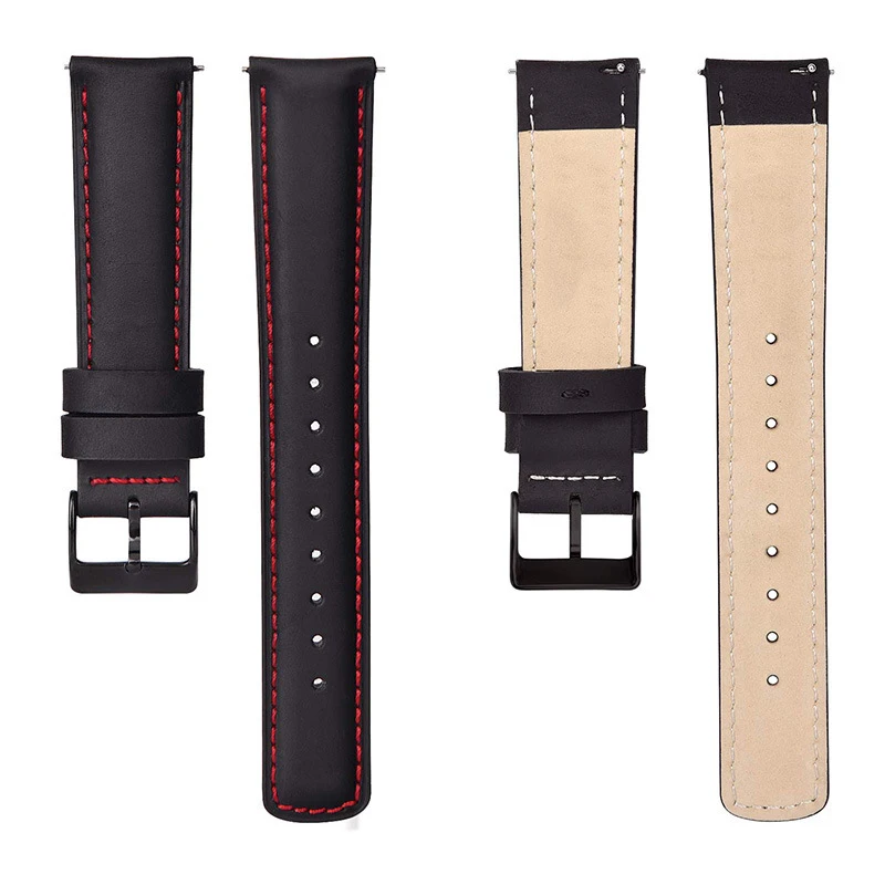 Vintage Leather Watch Strap 22mm For Huawei Bracelet For Samsung watch Accessories Quick Release Smartwatch Watchbands UTHAI