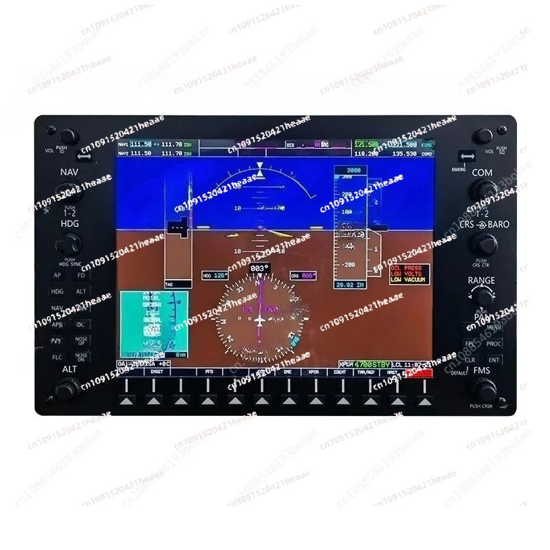 Suitable for Display Panel 10.4-Inch LCD Meters Display xplan/FSX/MSFS2020Microsoft Simulated Flight G1000 Integrated Aerophone