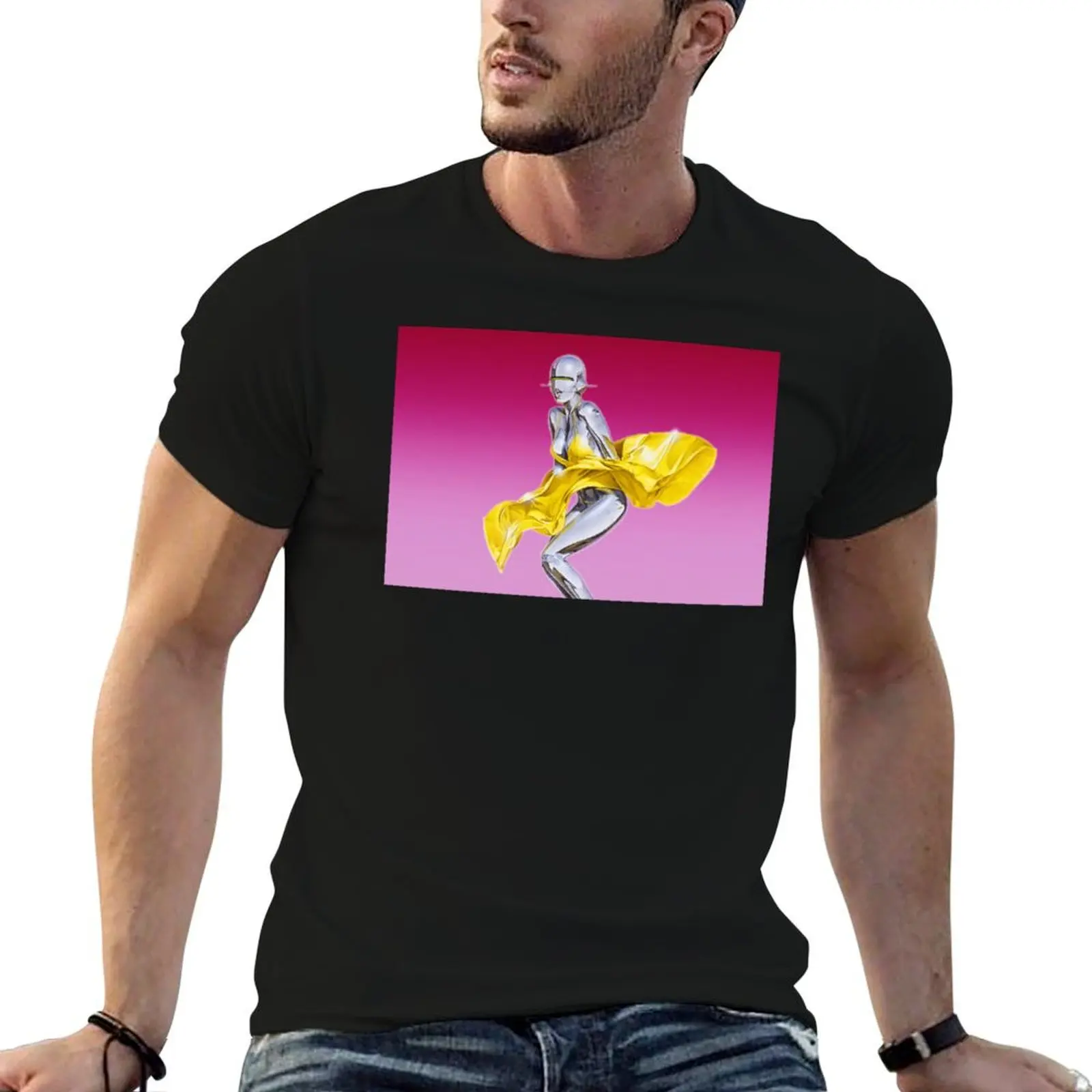 

t Sexy cotton Sorayama tshirt Hajime - man man shirt T-Shirt Robot