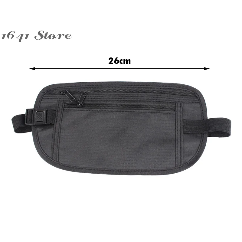 

（NEW）1PC Invisible Travel Waist Packs Waist Pouch for Passport Money Belt Bag Hidden Security Wallet Casual Bag For Men Women