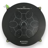 A10F-150Mm Triple Feed Patch 5.8Ghz 14Dbi Pagoda Array FPV Antenna Image Transmitter Flat Panel Antenna For FPV Drone