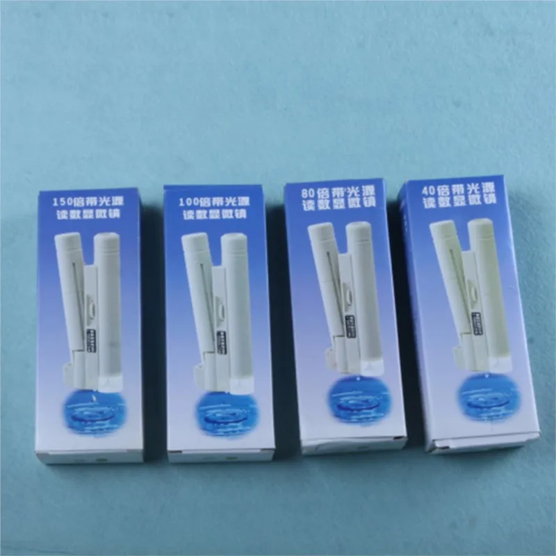 Microscope de poche pliant 4.2 par LED, lecture, sacle de mesure