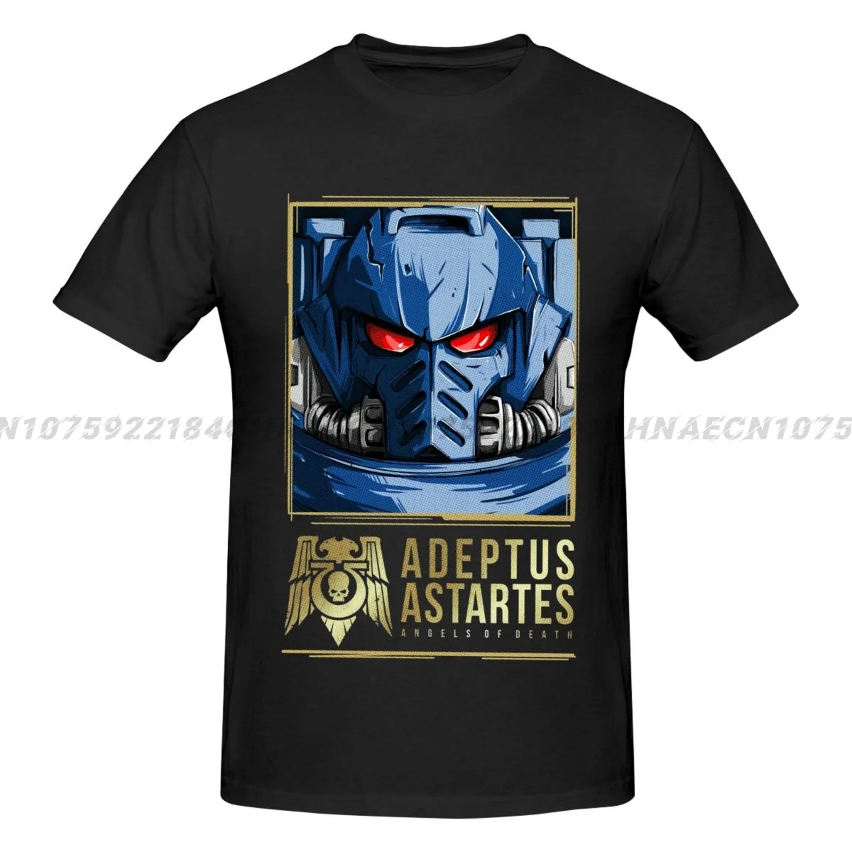 Warhammer 40k Adeptus Astartes Print Men Tee Shirts Y2k Harajuku Top Street Fashion Oversized T-shirts Womens Tops