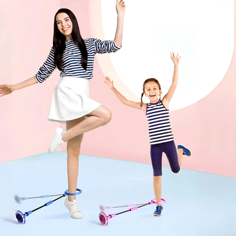 Leuchtendes Springseil – faltbares und tragbares Springseil für Familien-Outdoor-Sportarten, nächtliches Spaß- und Kraftreaktionstraining – Detail 2