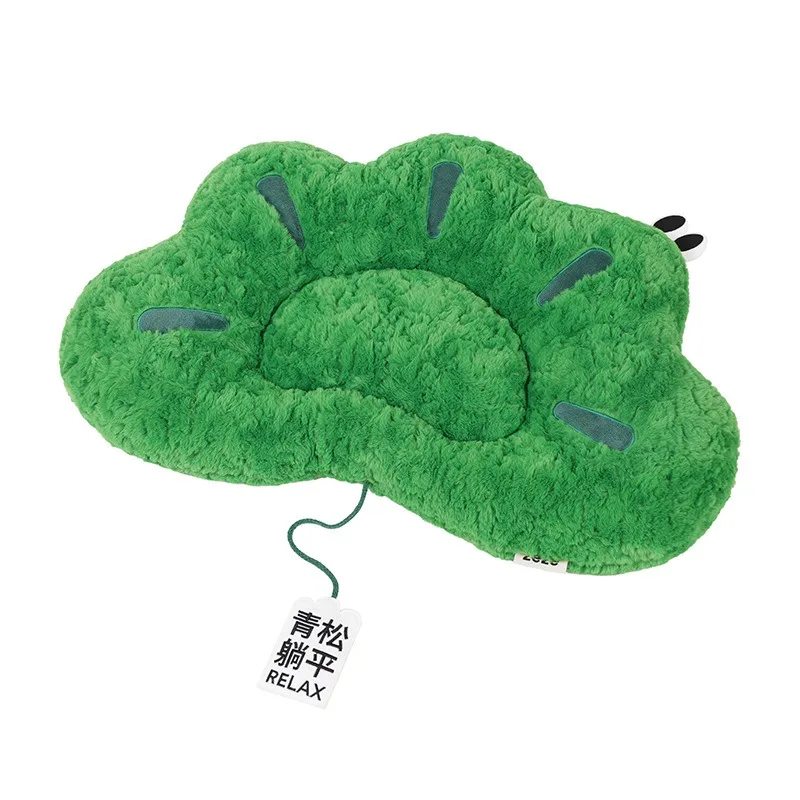 

Pet Bed Cushion Cloud Shape Dog Cat Mat Soft Washable Sleeping Pad Comfy Four Seasons Nest Plush Filled Green Lounger Supplies