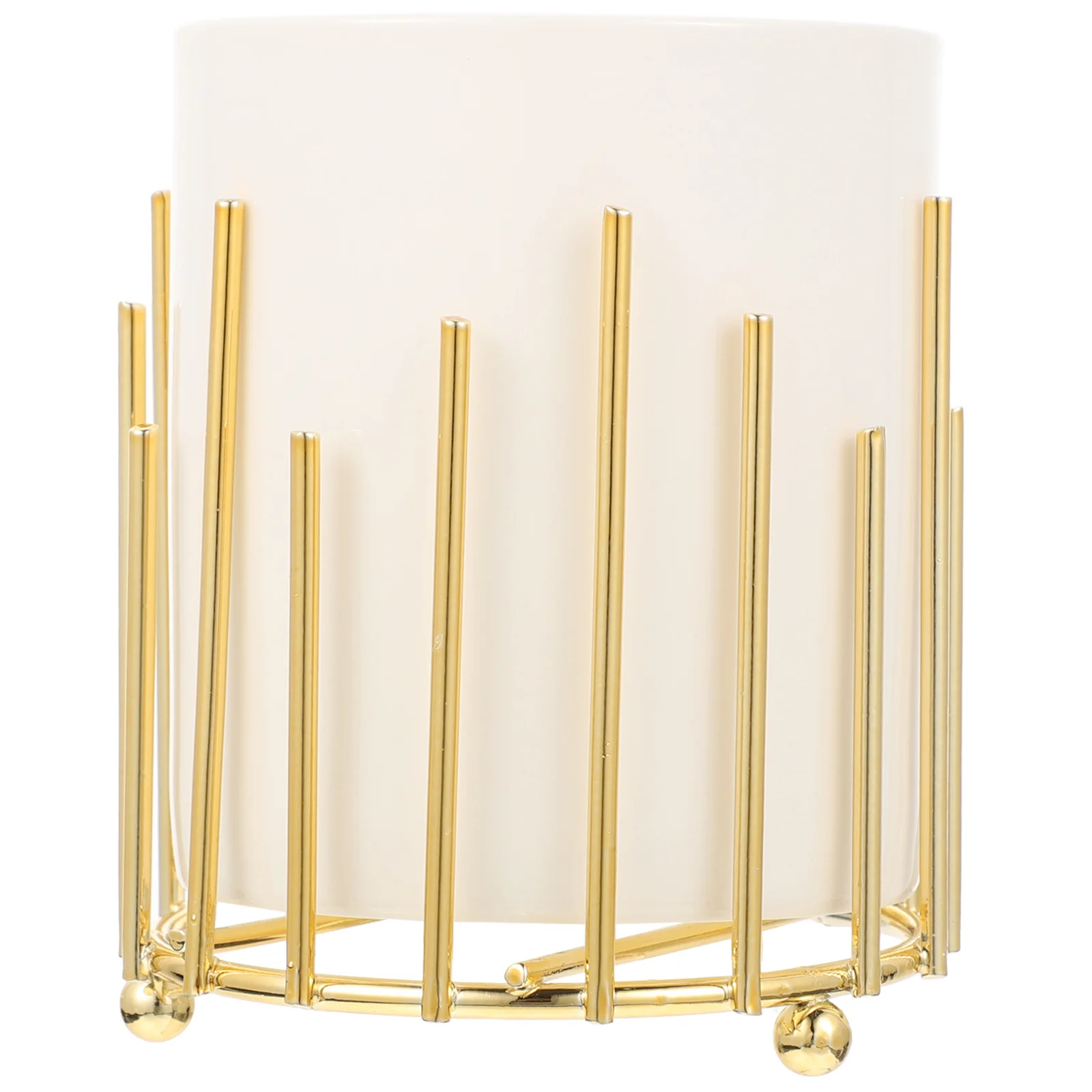 

Iron Desk Organizer Box for Pens Pencils Makeup Brushes Stationery Storage Metal Container Holder for Office Study Bedroom