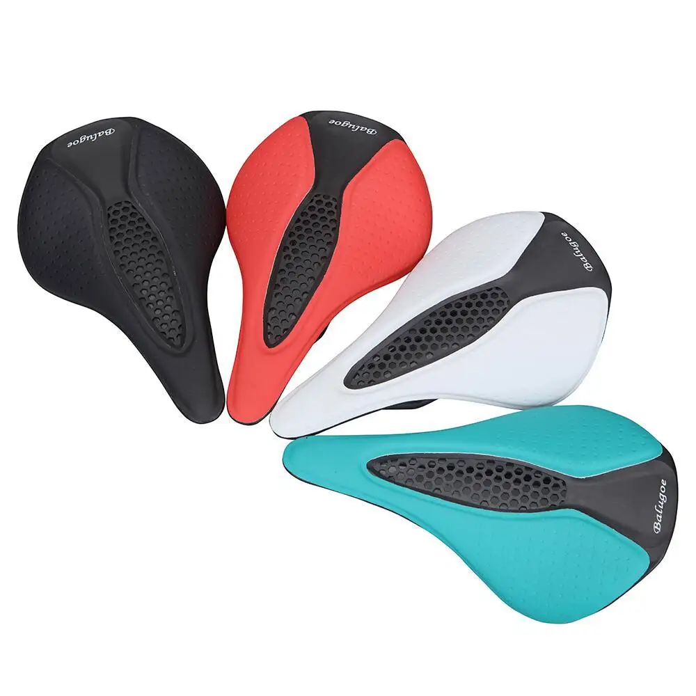 

Balugoe Bicycle Saddle Seat for Men Women Thicken MTB Road Cycle Saddle Hollow Breathable Comfortable Soft Cycling bike Seat