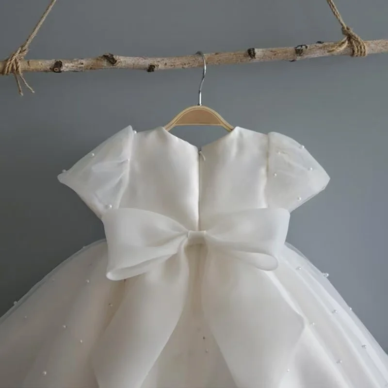 Children Clothing Girl Lolita Princess Dress Birthday Party Dress Baby Performance Children Fluffy Dress Fashionable 80-160CM