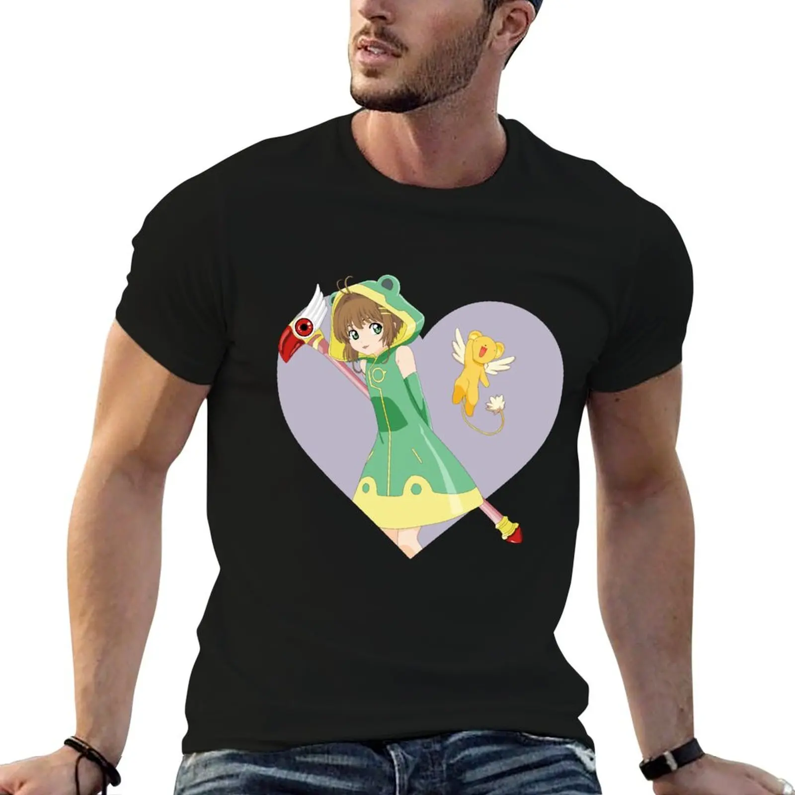 Cardcaptor Sakura T-Shirt Soft Touch Basic Cotton T-Shirt
