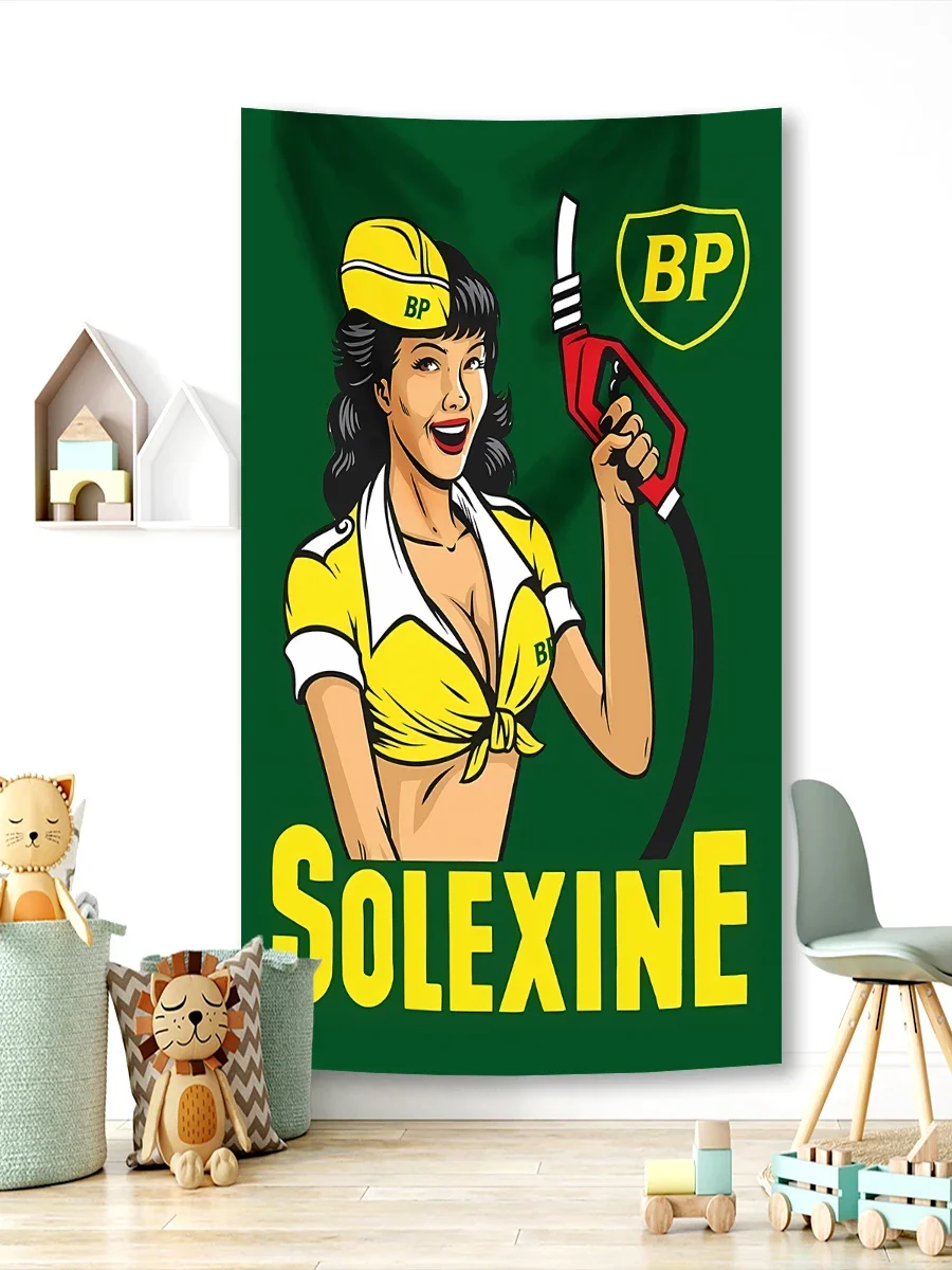 B-BPs M-Motoroil O-Oils Flag Bedroom Decoration Garage Custom Flags for Bedrooms Flaga Outdoor Decorations Advertising Tapestry