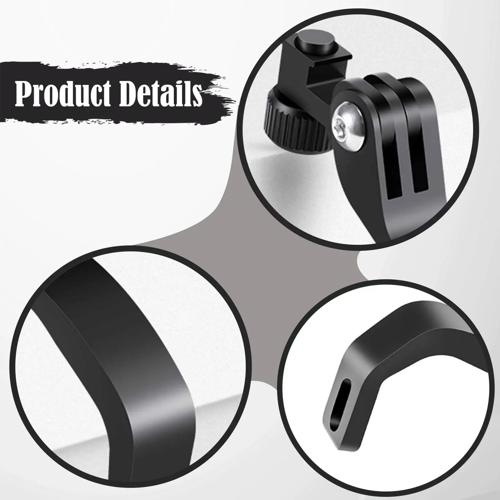 دعامة إضاءة أمامية مع حامل شوكة، توفر مساحة على الدراجات القابلة للطي، قاعدة التركيب، حامل المصباح الأمامي