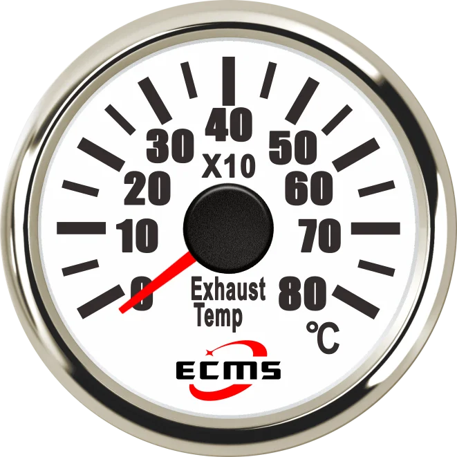 

Морской лодочный автоматический выхлопной термометр, датчик температуры с датчиком 9-32 В, 52 мм, 0-800 градусов