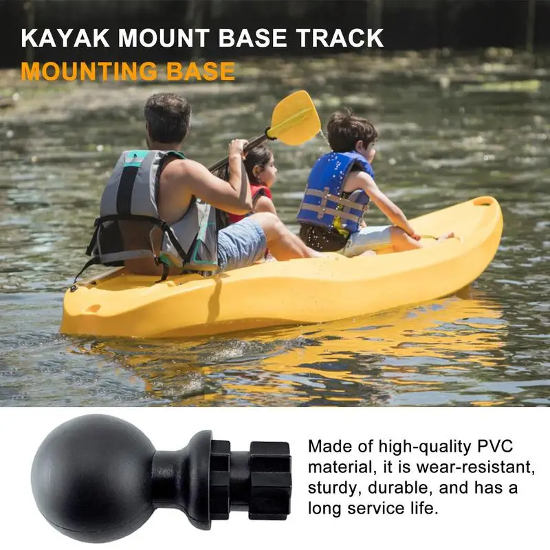 Kayak Track Mount Kayak Track Mount Base For Rod Holders Kayak Track Adapte Fishing Boat Accessories For Inflatable Boats River