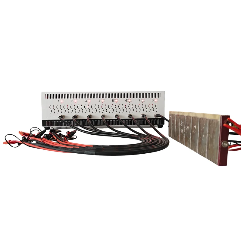 HeltecEnergy 8 Channel 10A Charge-Discharge 20V Battery Capacity Tester Support NIMH Lead-Acid Lithium Battery And Support PC