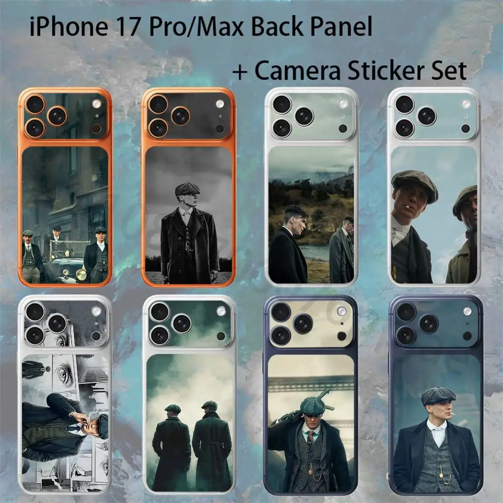 

Peaky Blinders For iPhone 17 Pro /Max Battry Back Cover with Camera Decal Skin Rear Protective Sticker Film