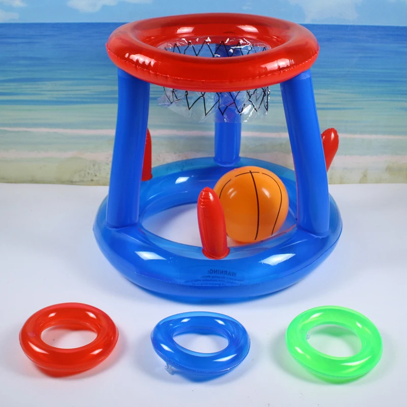 Jogos de bilhar de esportes divertidos ao ar livre, brinquedos aquáticos de verão, basquete inflável para festa em família, acessórios para jogos