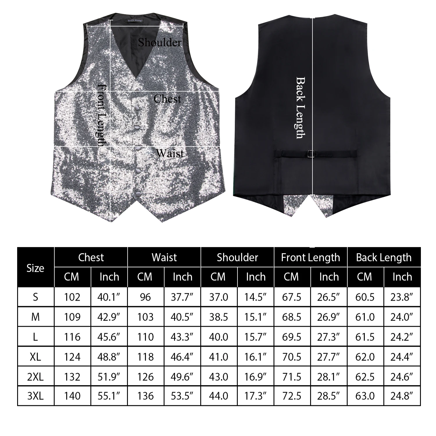 Barry.Wang Nolvety Shining Men Vest with Bowtie Casual Stylish 15 Colors Waistcoat Sleeveless Jacket Male Wedding Party Prom