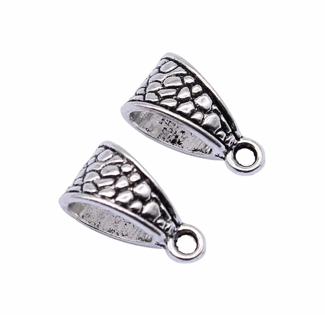 

30pcs 14x7mm Zinc alloy metal tibetan silver plated bead connector T0332 for jewelry making
