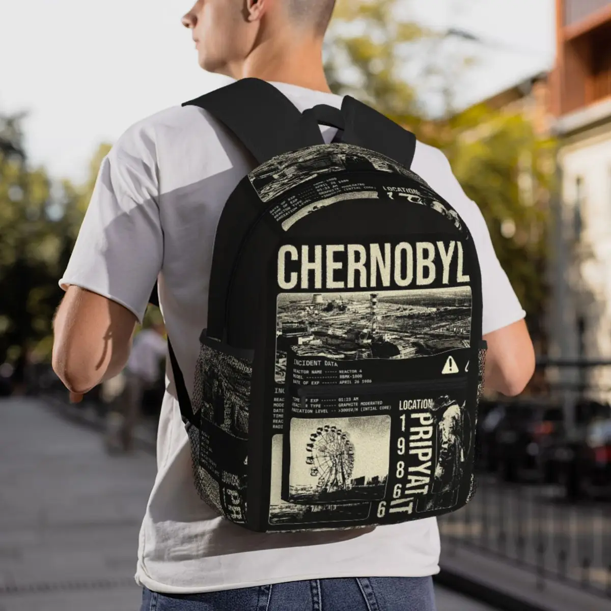 Stalker Shadow Of Chernobyl Game Backpack Student BookBag Children School Bag Computer Shoulder Bags for Men Women