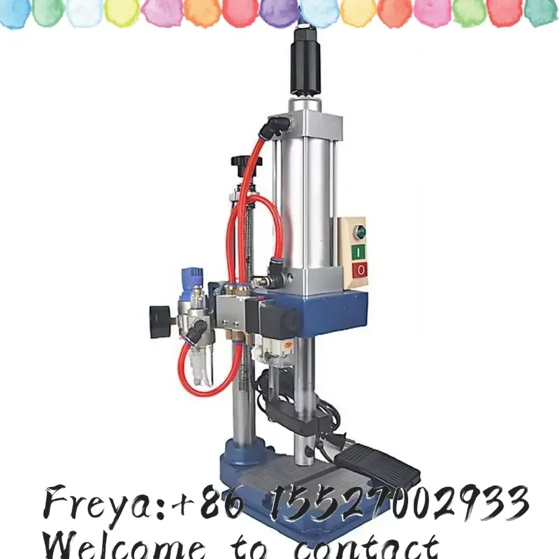 SCJ63 Pneumatic Foot Press Punching Machine 200kg Hot Staking Press Blow Molding Machine Capping Machine