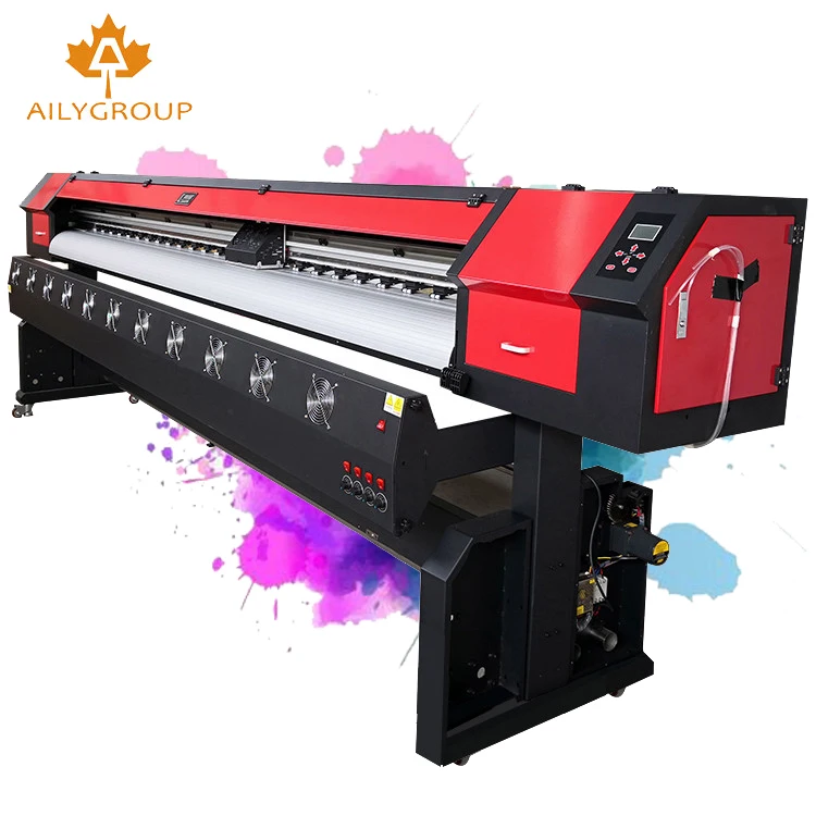 Large format multifunction xp 600 dx6 print head 1440dpi weak solvent inkjet printer plotter graphtec recorte ecological solvent
