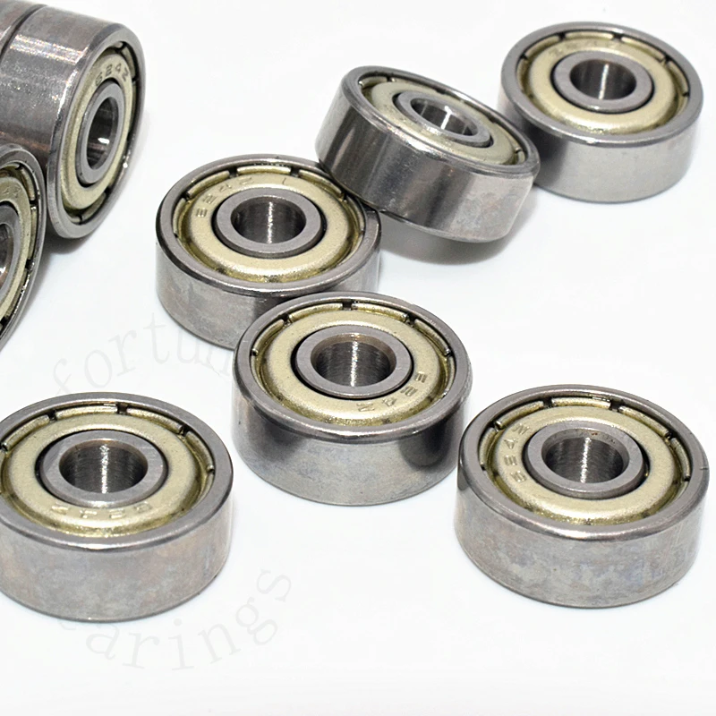 Bearing 10 Pieces 624ZZ 4*13*5(mm) free shipping chrome steel Metal Sealed High speed Mechanical equipment parts