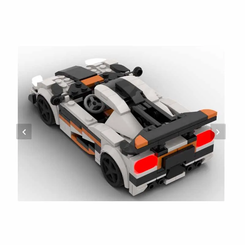 

MOC-184014 Новая классическая модель спортивного гоночного автомобиля, 357 деталей, детская игрушка на день рождения и Рождество для мальчиков в подарок