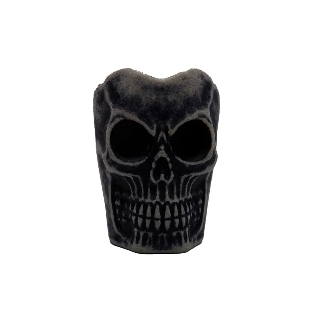 مصباح جمجمة إلكتروني مع لون متدرج ملون قابل لإعادة الاستخدام على شكل جمجمة LED ضوء متوهج للمهرجانات المضيئة لتزيين الهالوين