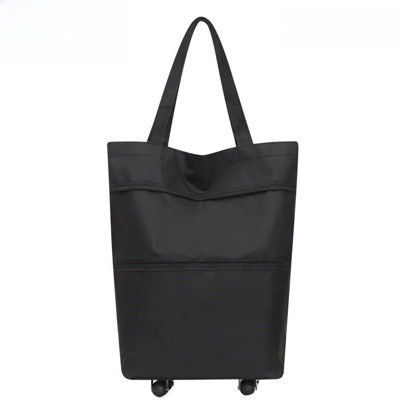 

Портативная сумка-тележка для покупок, дорожная сумка для хранения, экологичная, на колесиках, для овощного рынка, ручная тележка, складная, из нержавеющей стали
