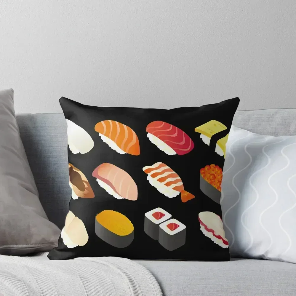 

sushi Throw Pillow Custom Cushion Photo Cushion Cover Luxury Embroidered Cushion Cover luxury covers pillow