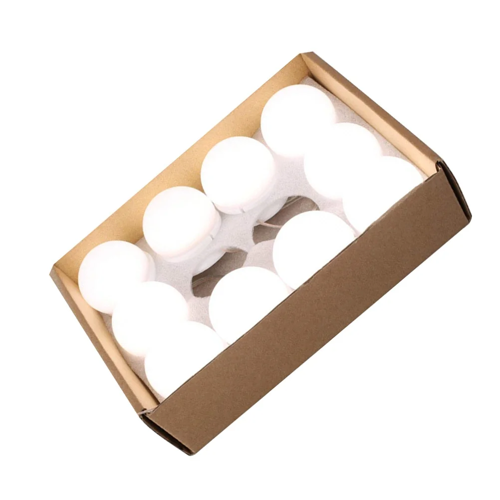 หลอดไฟ LED สำหรับกระจกแต่งหน้าแบบ USB 10 ดวง ปรับอุณหภูมิสีและความสว่างได้ ให้แสงนุ่มนวล