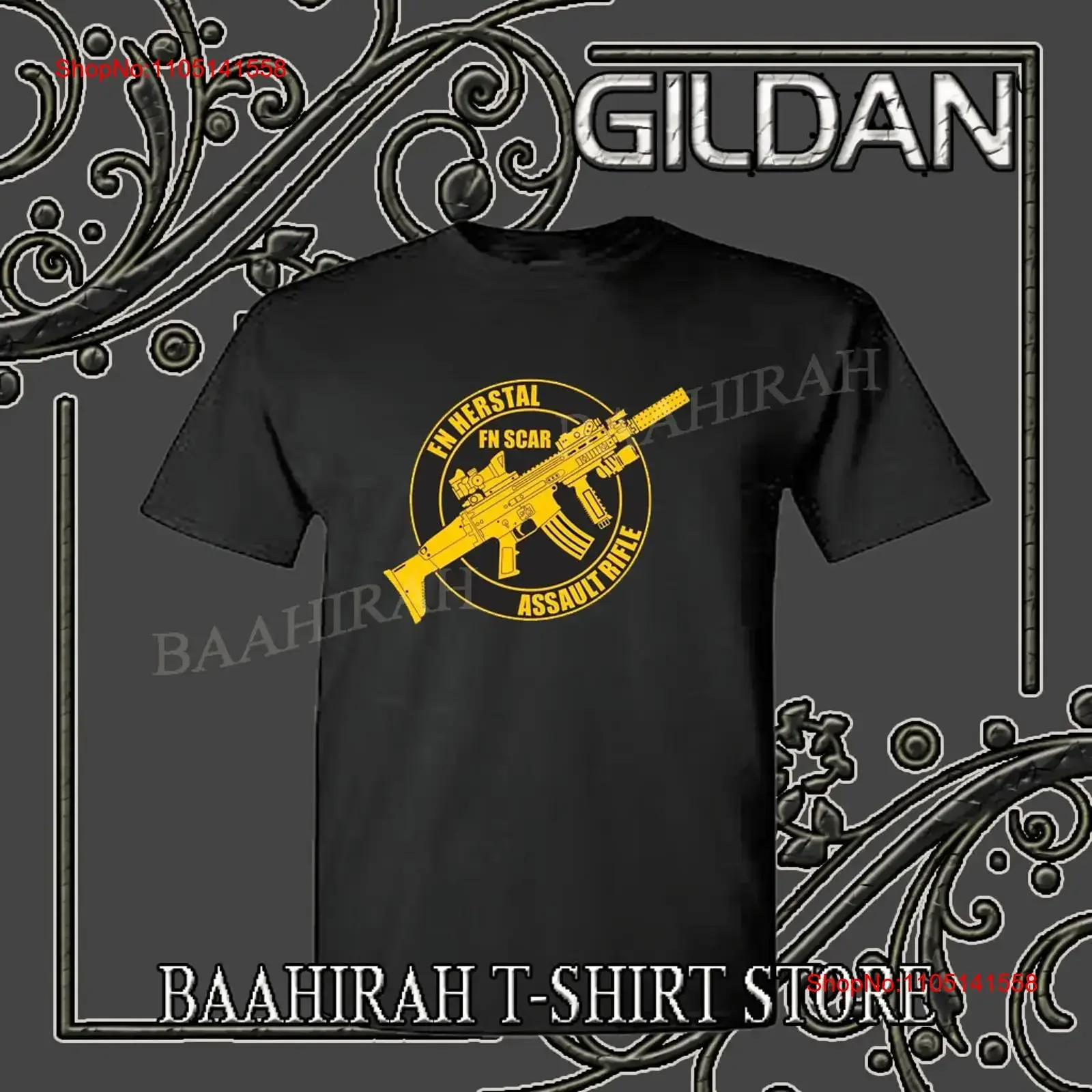 

Новая забавная футболка с логотипом FN Herstal Scar Firearms Guns, американская забавная футболка, размеры от S до 5XL, винтажная, мягкая, повседневная, слегка растянутая