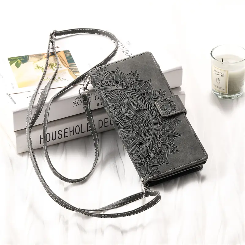 Totems Zipper Card Case for Xiaomi Poco X6 F6 M6 F5 X5 X4 X3 NFC F3 F4 Pro C65 C55 Luxury Magnetic Leather Wallet Protect Cover - Image 10