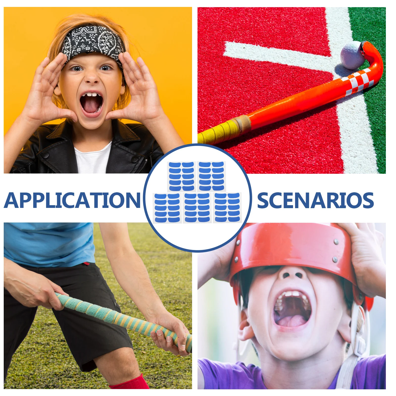 

50 многоразовых наклеек-стикеров для глаз и лица с надписями для фанатов, портативные спортивные аксессуары, многофункциональные для поддержки команды