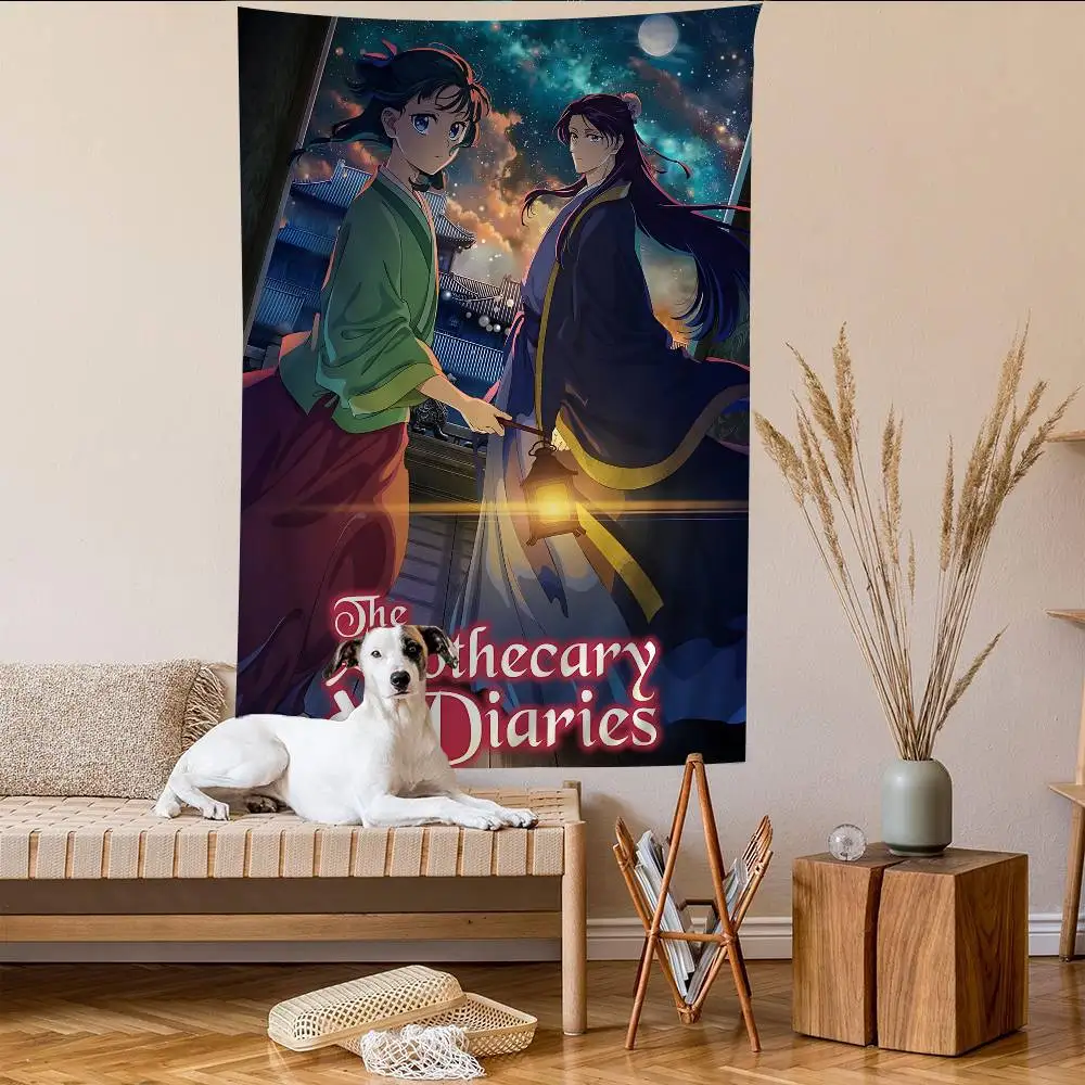 The Apothecary Diaries Anime Printed Large Wall Tapestry Art Science Fiction Room Home Decor Decor Blanket