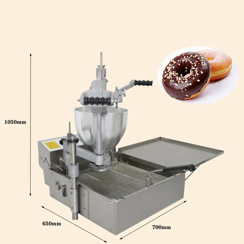 

110V 220V Commercial Equipment For Production Of Donuts Manual Donut Doughnut Making Frying Machine