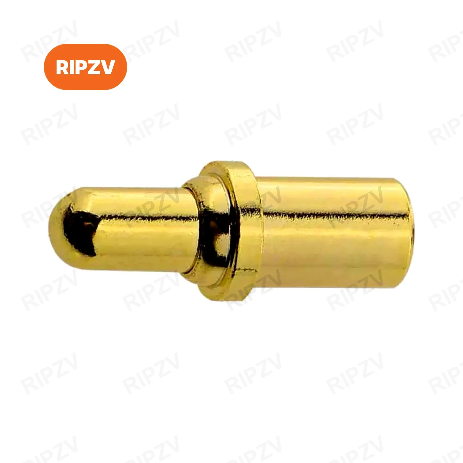 High Quality Gold-Plated Spring Loaded Pogo Pin Electrode Probe Charging Pin Stable Conductivity Reliable Contact RIPZV