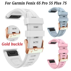 20mm Silicone Smart Watch For Garmin Fenix 6S 6SPro 5S Plus 7S Strap Quickfit Correa Bracelet Descent Mk2S/Instinct 2S Watchband